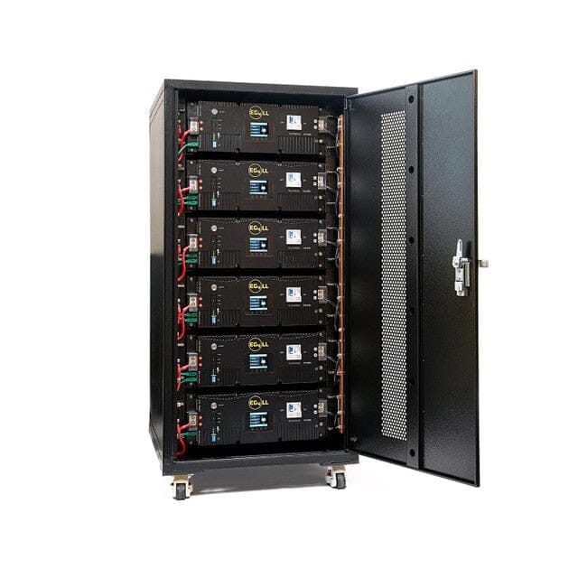 56.8kW Solar Power System  - 6 x Sol-Ark 15K's + [141-143kWh Lithium Battery Bank] 144 x 395W Solar Panels | Complete Solar Power System [ISK-MAX] - ShopSolar.com
