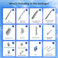 Sungold Power Modular Ground Mount Brackets for 2× 400W–590W Solar Panels | Heavy-Duty Steel | Adjustable Tilt 20°–40° | Expandable Rack System - ShopSolar: Complete Solar Kits + Lifetime Customer Support