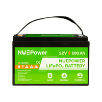 NUEPower 12V 100Ah LiFePO4 Battery | 1,280Wh | UL 1973 Certified | Bluetooth App | 5-Year Warranty - ShopSolar: Complete Solar Kits + Lifetime Customer Support