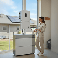 MeterHome 14.3kWh Stackable Home Battery Backup System | 10kW Output | Solar, Grid & Generator Compatible | LiFePO4 | 10-Year Warranty - ShopSolar.com