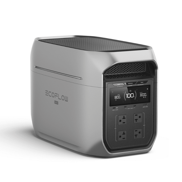 EcoFlow DELTA 3 Max Plus – 2,048Wh / 3,000W Portable Power Station + Choose Custom Solar Panel Bundle Option | 5-Year Warranty | Complete Solar Kit - ShopSolar: Complete Solar Kits + Lifetime Customer Support