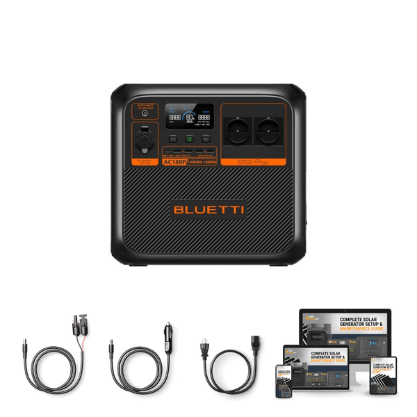 Bluetti AC180P Complete Solar Kit