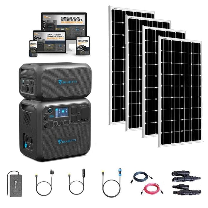BLUETTI AC200MAX Générateur solaire portable 2200W Station énergie