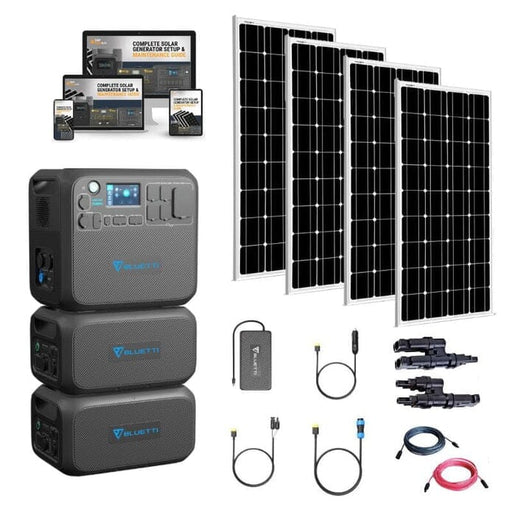 Bluetti AC200 MAX 2,200W / 2,048Wh Expansion Kits - [4,000Wh-6,000Wh] Portable Power Station + Choose Your Custom Your Custom Bundle | Complete Solar Generator Kit - ShopSolar.com