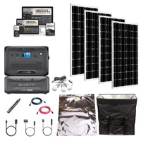 Bluetti AC300 3,072Wh/ 3,000W Solar Kits - Portable Power Station + Choose Your Custom Bundle | Complete Solar Generator Kit