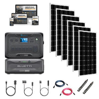 Bluetti AC300 3,072Wh/ 3,000W Solar Kits - Portable Power Station + Choose Your Custom Bundle | Complete Solar Generator Kit