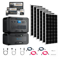 Bluetti AC500 5,000W / 3,072Wh to 18,432Wh Portable Power Station Solar Kits + Choose Your Custom Bundle | Complete Solar Kit - ShopSolar.com