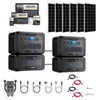 Bluetti AC500 5,000W / 3,072Wh to 18,432Wh Portable Power Station Solar Kits + Choose Your Custom Bundle | Complete Solar Kit - ShopSolar.com