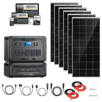 Bluetti AC500 5,000W / 3,072Wh to 18,432Wh Portable Power Station Solar Kits + Choose Your Custom Bundle | Complete Solar Kit