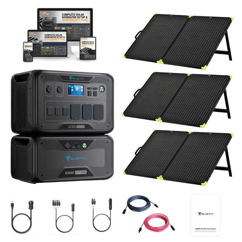 Bluetti AC500 5000w LiFePO4 UPS Portable Power Station Solar Generator  Review 