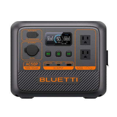 BLUETTI PREMIUM 50 [AC50P] Portable Power Station | 700W / 504Wh LiFePO4 | Turbo-Charge, UPS, App Control | 3,000 Cycles, 2-Year Warranty - ShopSolar: Complete Solar Kits + Lifetime Customer Support