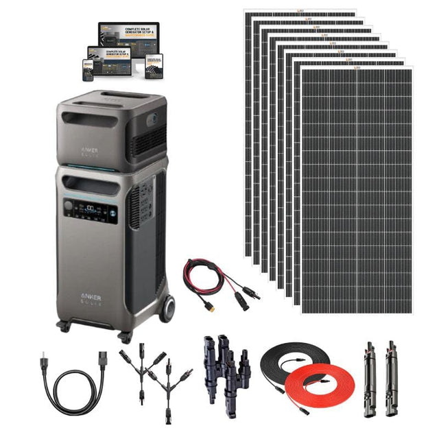 Anker F3800 Solutions: Solar Generator + Choose Your Custom Bundle | Complete Solar Kit - ShopSolar.com