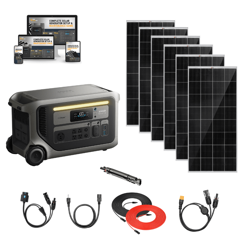 Anker SOLIX F3000 Portable Power Station | 3,072Wh / 3,600W | 2,400W Solar Input | Expandable to 12,288Wh | 5-Year Warranty - ShopSolar: Complete Solar Kits + Lifetime Customer Support