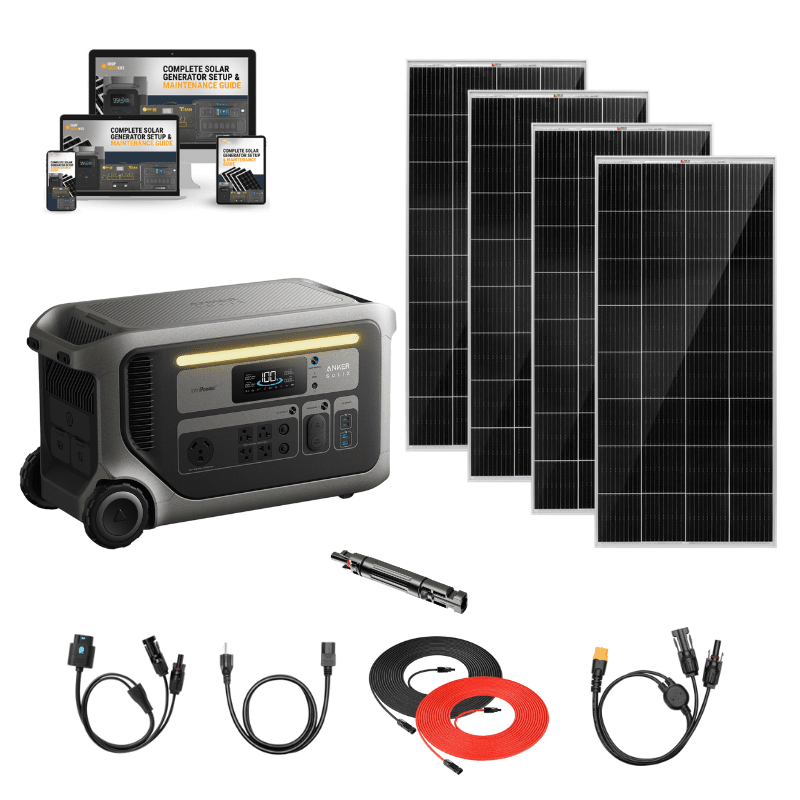 Anker SOLIX F3000 Portable Power Station | 3,072Wh / 3,600W | 2,400W Solar Input | Expandable to 12,288Wh | 5-Year Warranty - ShopSolar: Complete Solar Kits + Lifetime Customer Support