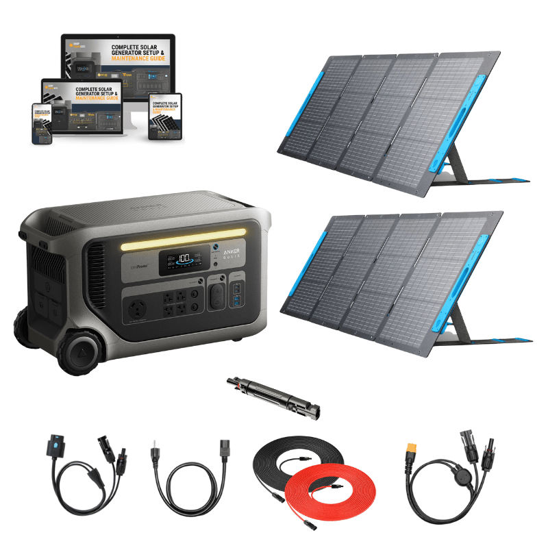 Anker SOLIX F3000 Portable Power Station | 3,072Wh / 3,600W | 2,400W Solar Input | Expandable to 12,288Wh | 5-Year Warranty - ShopSolar: Complete Solar Kits + Lifetime Customer Support