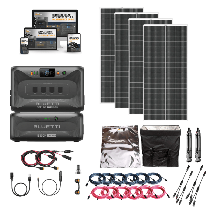 APEX300 Basecamp Kit [4 x 200W Rigid Panel + EMP Bag]