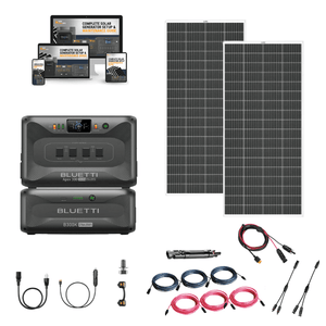 BLUETTI [APEX 300] Modular Power Station | 3,840W / 2,765Wh | 120V/240V Dual Voltage | 5-Year Warranty | Choose Your Bundle - ShopSolar: Complete Solar Kits + Lifetime Customer Support