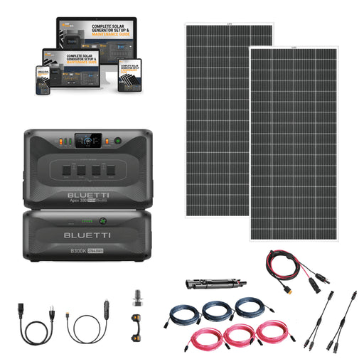 BLUETTI [APEX 300] Modular Power Station | 3,840W / 2,765Wh | 120V/240V Dual Voltage | 5-Year Warranty | Choose Your Bundle - ShopSolar: Complete Solar Kits + Lifetime Customer Support