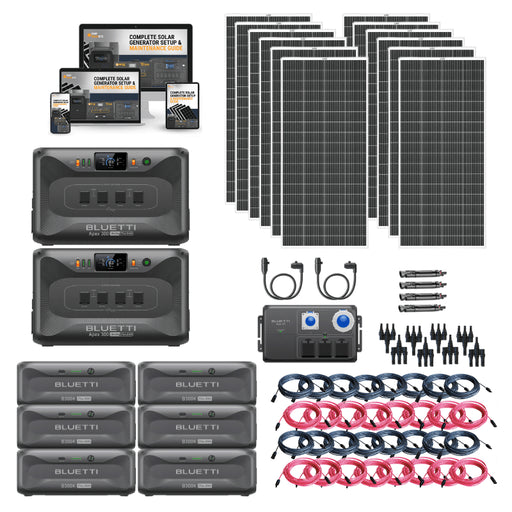 BLUETTI [APEX 300] Modular Power Station | 3,840W / 2,765Wh | 120V/240V Dual Voltage | 5-Year Warranty | Choose Your Bundle - ShopSolar: Complete Solar Kits + Lifetime Customer Support