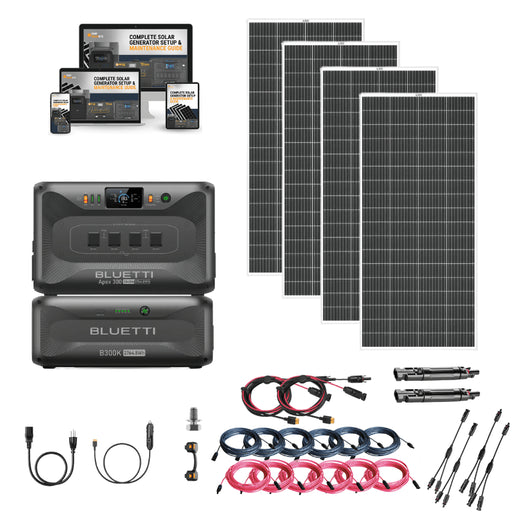 BLUETTI [APEX 300] Modular Power Station | 3,840W / 2,765Wh | 120V/240V Dual Voltage | 5-Year Warranty | Choose Your Bundle - ShopSolar: Complete Solar Kits + Lifetime Customer Support