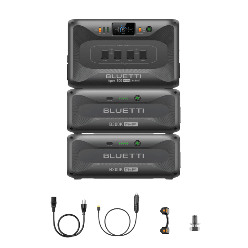 BLUETTI [APEX 300] Modular Power Station | 3,840W / 2,765Wh | 120V/240V Dual Voltage | 5-Year Warranty | Choose Your Bundle - ShopSolar: Complete Solar Kits + Lifetime Customer Support
