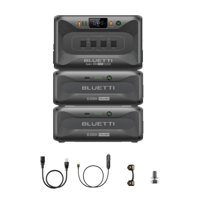 BLUETTI [APEX 300] Modular Power Station | 3,840W / 2,765Wh | 120V/240V Dual Voltage | 5-Year Warranty | Choose Your Bundle - ShopSolar: Complete Solar Kits + Lifetime Customer Support