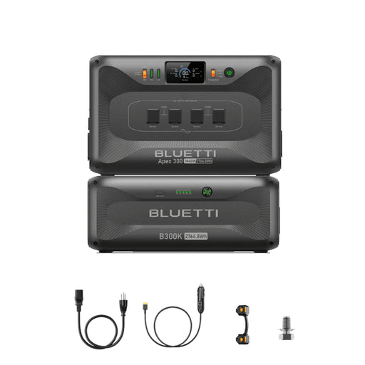 BLUETTI [APEX 300] Modular Power Station | 3,840W / 2,765Wh | 120V/240V Dual Voltage | 5-Year Warranty | Choose Your Bundle - ShopSolar: Complete Solar Kits + Lifetime Customer Support