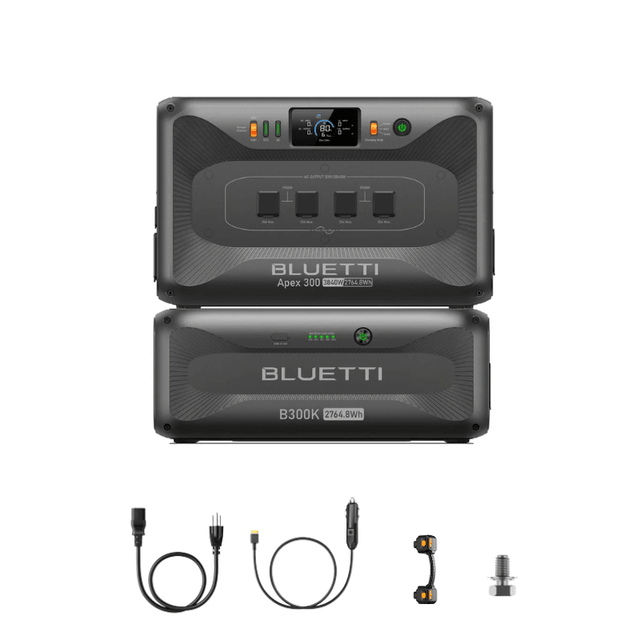 BLUETTI [APEX 300] Modular Power Station | 3,840W / 2,765Wh | 120V/240V Dual Voltage | 5-Year Warranty | Choose Your Bundle - ShopSolar: Complete Solar Kits + Lifetime Customer Support