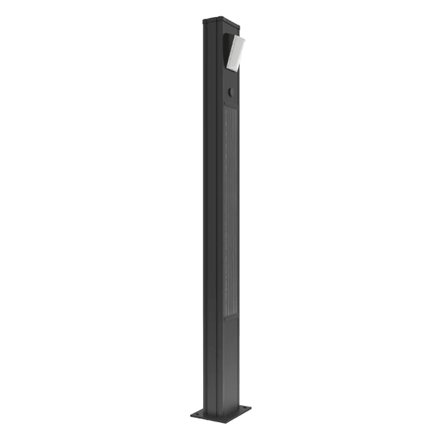 TOTEM Solar Urban Light 20 Watt 3000 Lumens 5000K Black Housing Pathway Lighting Landscape Light Solar Resistant Bollard Light | 5 Years Warranty - ShopSolarKits.com