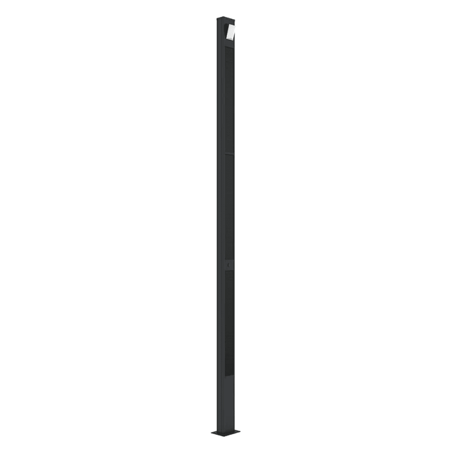 Solar Urban Light 60 Watt 9000 Lumens 5000K Black Housing Pathway Lighting Landscape Light Solar Resistant Bollard Light | 5 Years Warranty - ShopSolar.com