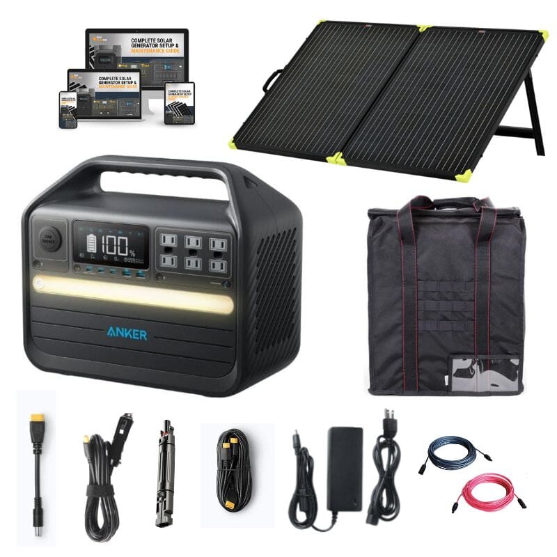 Anker 555 PowerHouse 1024Wh / 1000W Portable Power Station + Choose Your  Custom Bundle | Complete Solar Kit