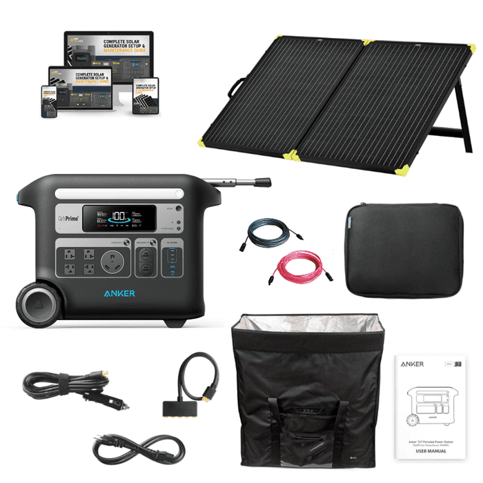 Anker SOLIX F2000 2,048Wh / 2,400W Portable Power Station + Choose Your Custom Bundle | Complete Solar Kit - ShopSolar.com