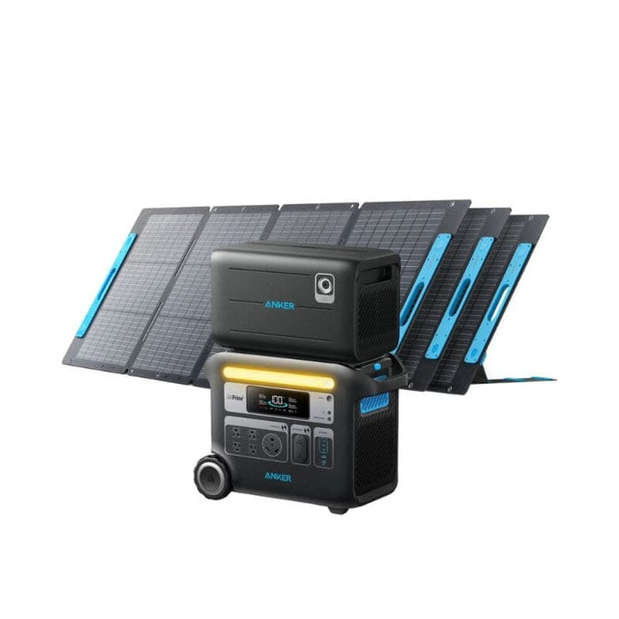 Anker SOLIX F2000 (PowerHouse 767) | 4,096Wh / 2,400W Portable Power  Station + Expansion Battery + Choose Your Custom Bundle | Complete Solar Kit
