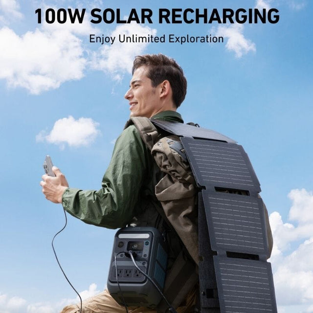 Anker SOLIX C200X 230Wh / 300W Portable Power Station | For Camping, Traveling, and Emergencies - ShopSolar.com