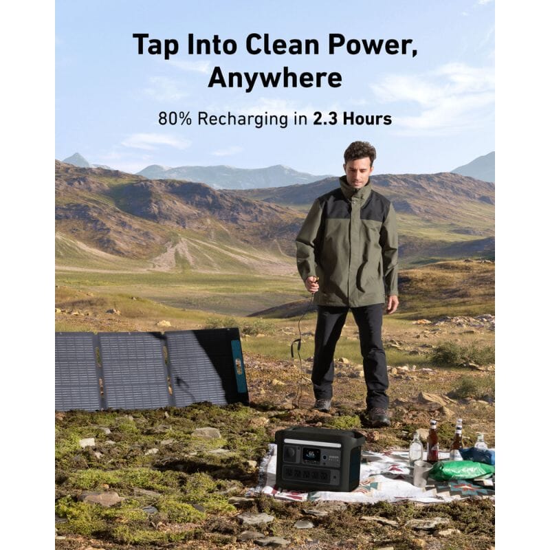 Anker SOLIX C800X 768Wh / 1200W Solar Power Station + Choose Your