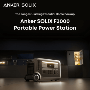 Anker SOLIX F3000 Portable Power Station | 3,072Wh / 3,600W | 2,400W Solar Input | Expandable to 12,288Wh | 5-Year Warranty - ShopSolar: Complete Solar Kits + Lifetime Customer Support
