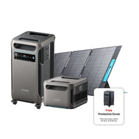 Anker SOLIX F3800 - 3,840Wh / 6,000W Solar Power Station + Anker 400W Solar Panel - Choose Your Custom Bundle | Complete Solar Kit - ShopSolar.com