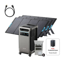 Anker SOLIX F3800 - 3,840Wh / 6,000W Solar Power Station + Anker 400W Solar Panel - Choose Your Custom Bundle | Complete Solar Kit - ShopSolar.com