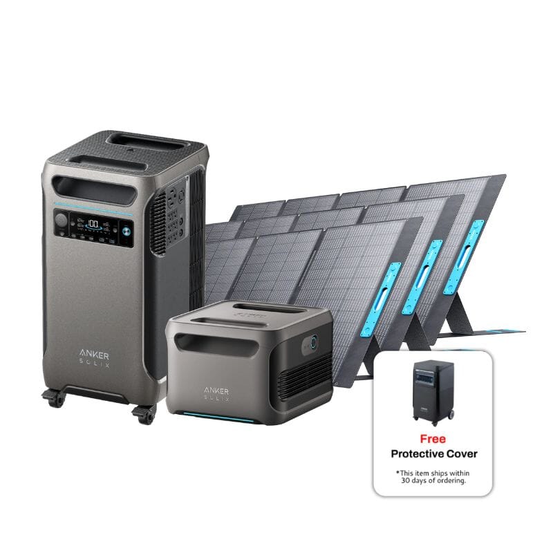 Anker F3800 + Expansion Battery + 3 × Anker SOLIX PS400 Solar Panel