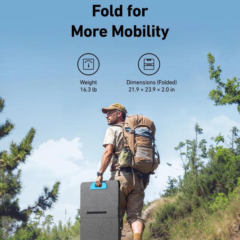 Anker SOLIX PS200 Portable Solar Panel - ShopSolar: Complete Solar