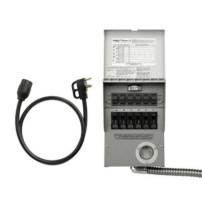 Anker SOLIX Manual Transfer Switch | 6-Circuit (30A, 120V) & 10-Circuit (50A, 120/240V or 30A Cable Kit) | UL 1008 | For F2000–F3800+ - ShopSolar: Complete Solar Kits + Lifetime Customer Support