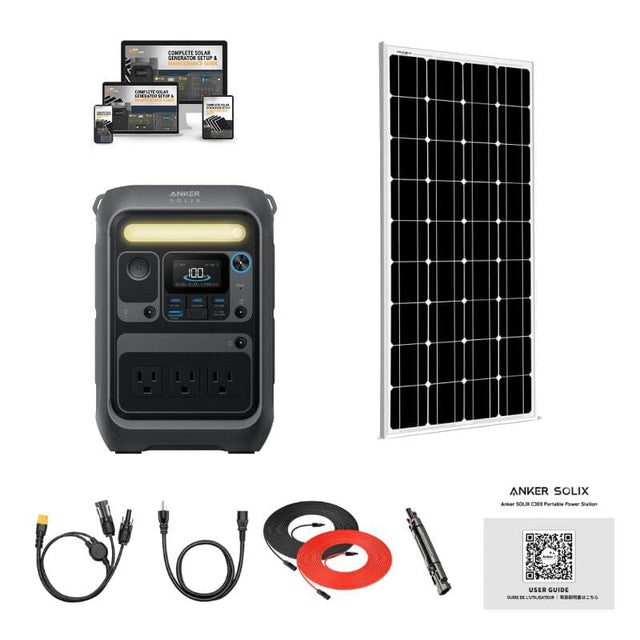 Anker SOLIX C300X 288Wh / 300W Portable Power Station - ShopSolar.com