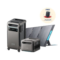 F3800 + Expansion Battery + PS400W Solar Panels