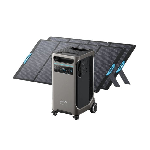 Anker SOLIX F3800 Branded Kits: 3,840Wh / 6,000W Solar Power Station + Anker 400W Solar Panels | Choose Your Bundle | 5-Year Warranty | Complete Solar Kit