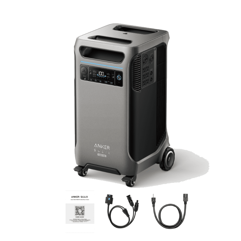 Anker F3800 [PLUS] - 3,840Wh / 6,000W Portable Power Station | 120V/240V Output | 3,200W Solar Input | Choose Your Bundle Option | 5-Year Warranty - ShopSolar: Complete Solar Kits + Lifetime Customer Support