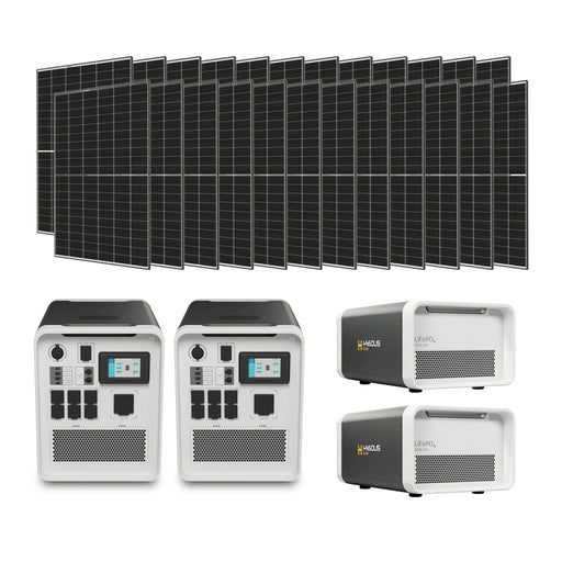 Hysolis [Apollo 5K] 120V / 240V Solar Kits - 6,000W Solar Power Station + Choose Your Custom Bundle | Complete Solar Kit - ShopSolar.com