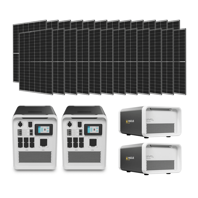 Hysolis [Apollo 5K] 120V / 240V Solar Kits - 6,000W Solar Power Station + Choose Your Custom Bundle | Complete Solar Kit - ShopSolar.com