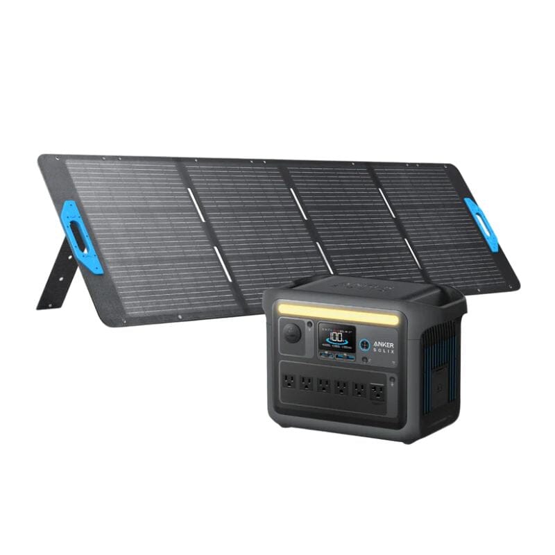 Anker SOLIX C1000X + 200W Anker SOLIX PS200 Solar Panel