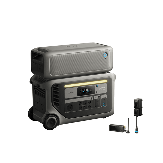 Anker SOLIX F3000 Portable Power Station | 3,072Wh / 3,600W | 2,400W Solar Input | Expandable to 12,288Wh | 5-Year Warranty - ShopSolar: Complete Solar Kits + Lifetime Customer Support