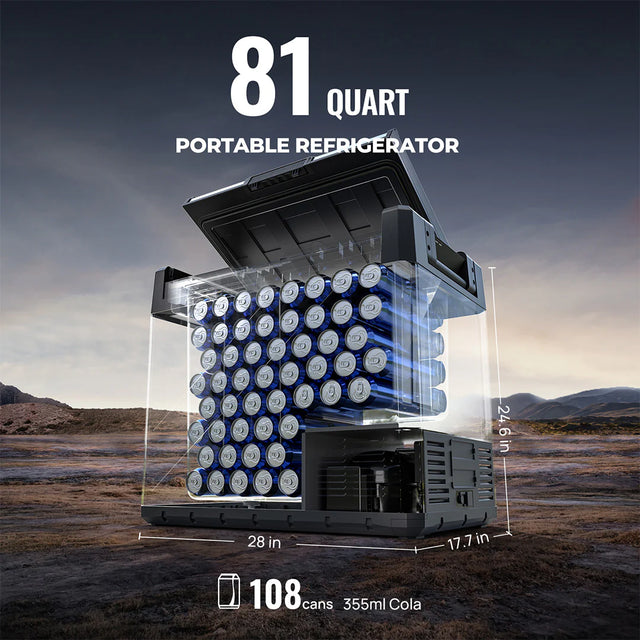 BougeRV Rocky Dual Zone 12V Portable Fridge - ShopSolar.com